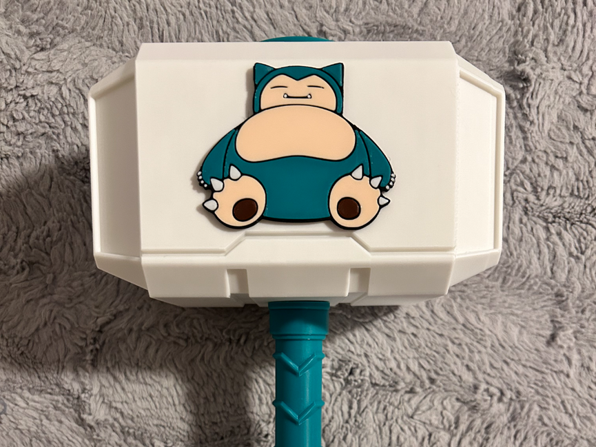 Snorlax Mjolnir - Thor's Hammer - Battery Storage Insert - Tool Insert