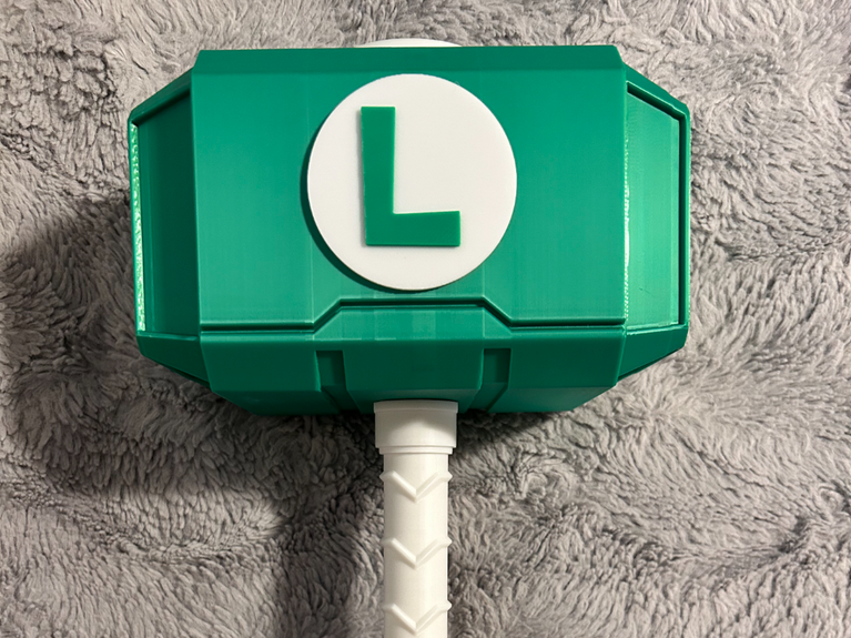 Luigi Mjolnir - Thor's Hammer - Battery Storage Insert - Tool Insert