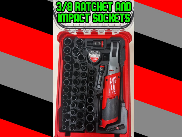 Milwaukee PACKOUT 3/8 in Ratchet & Impact Socket Insert