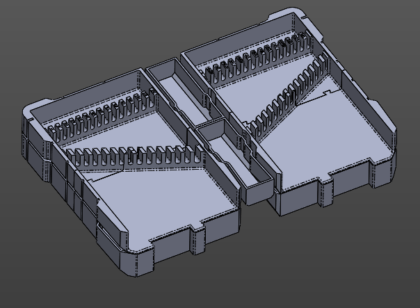 3D Printed Tool Insert for 30pc Metric & SAE Combination Wrench | Fits Milwaukee PACKOUT 48228430 Organiser