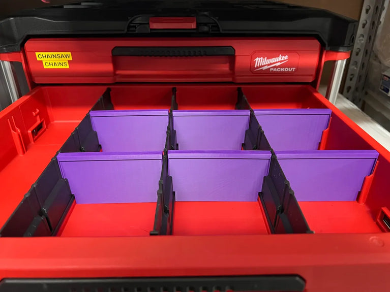 Milwaukee PACKOUT 3 & 4-Drawer Skinny Drawer Divider