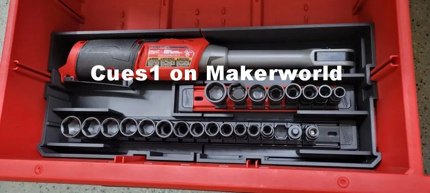 Milwaukee Insider wrench PACKOUT drawer insert