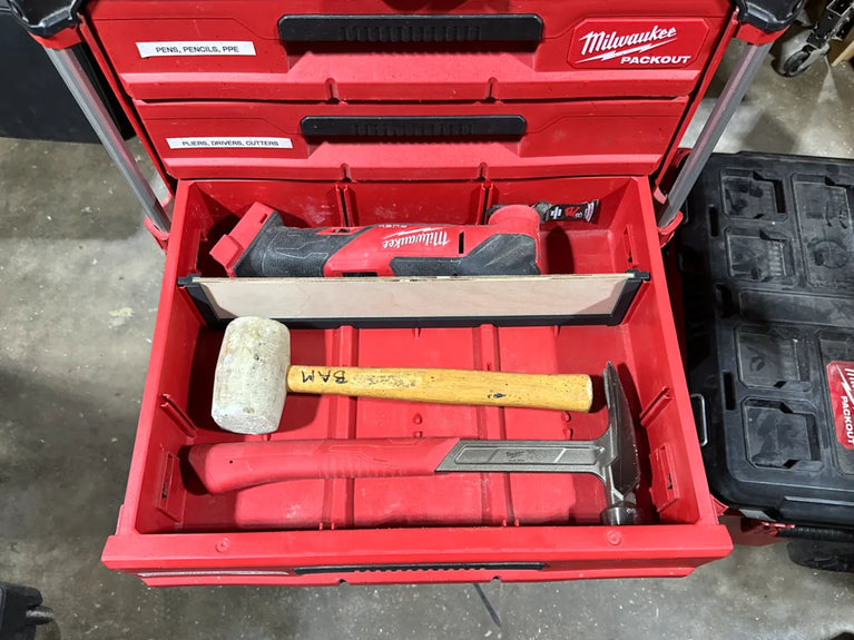 Milwaukee PACKOUT 3-Drawer Wide Divider Ends