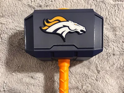 Denver Broncos Mjolnir - Thor's Hammer - Battery Storage Insert - Tool Insert