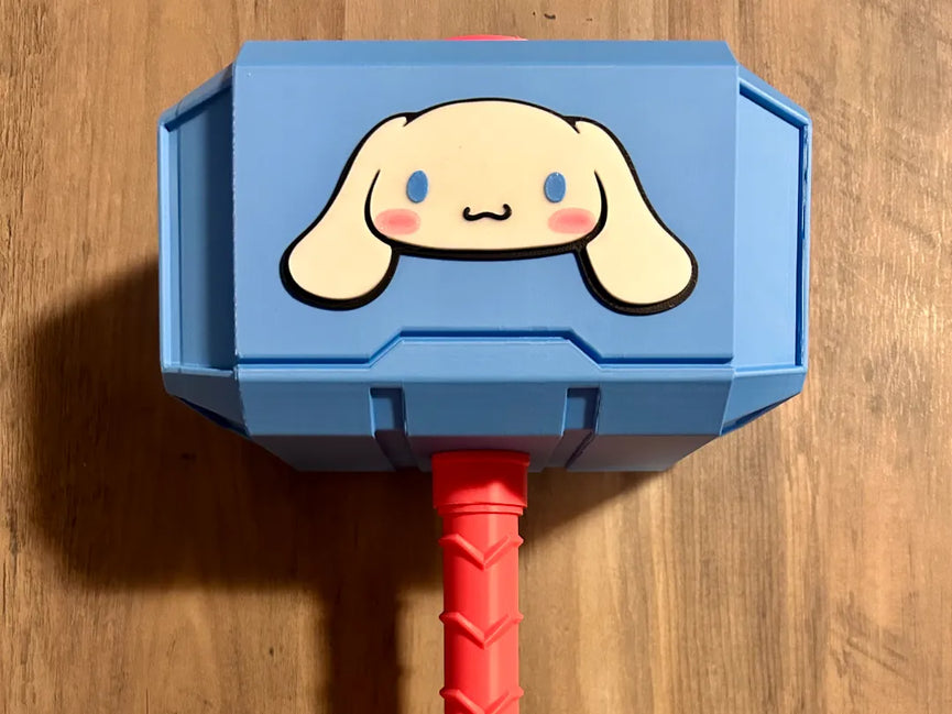 Cinnamoroll Mjolnir - Thor's Hammer - Battery Storage Insert - Tool Insert