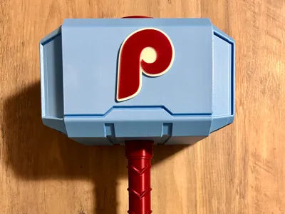 Philadelphia Phillies Eclipse Mjolnir - Thor's Hammer - Battery Storage Insert