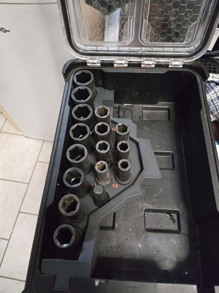 Milwaukee PACKOUT Insert for M18 Fuel Mid - Torque Impact Wrench & 1/2" Socket Set