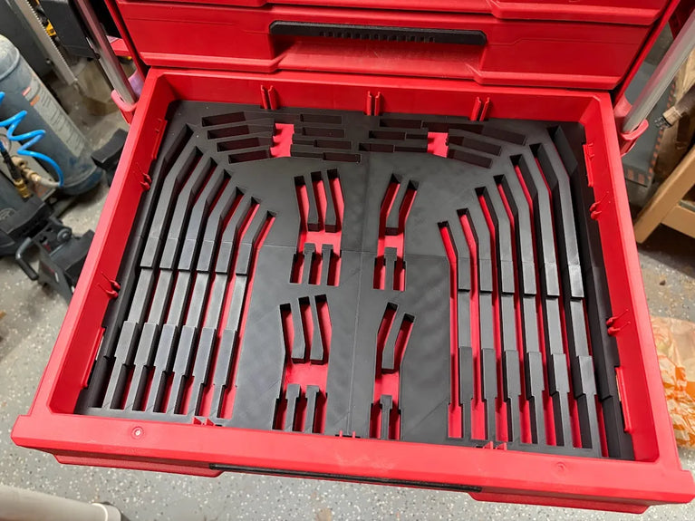 Milwaukee PACKOUT 4-Drawer Insert Template