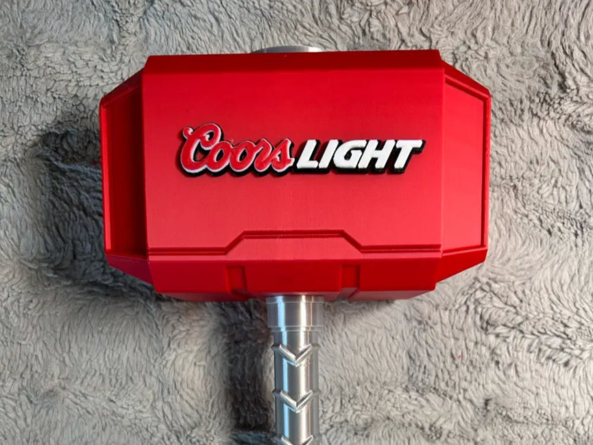 Coors Light Mjolnir — Thor's Hammer by 3D Printify
