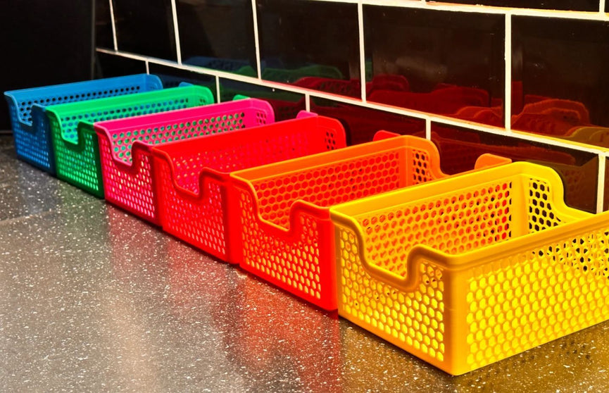 Stacking Storage Basket (140x200mm) - 3D Printed