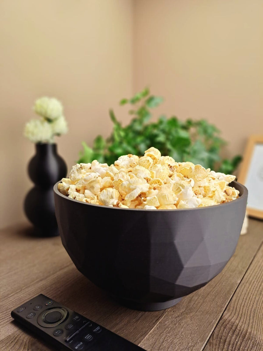 3D Printed Large Low-Poly Shell Snack Tray – Stylish and Functional