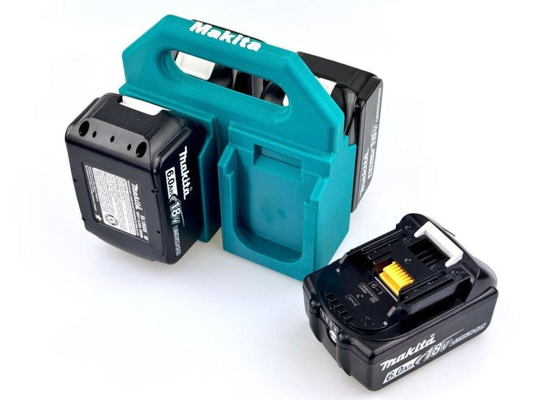 Makita 18V LXT 4× Battery Caddy Battery Holder