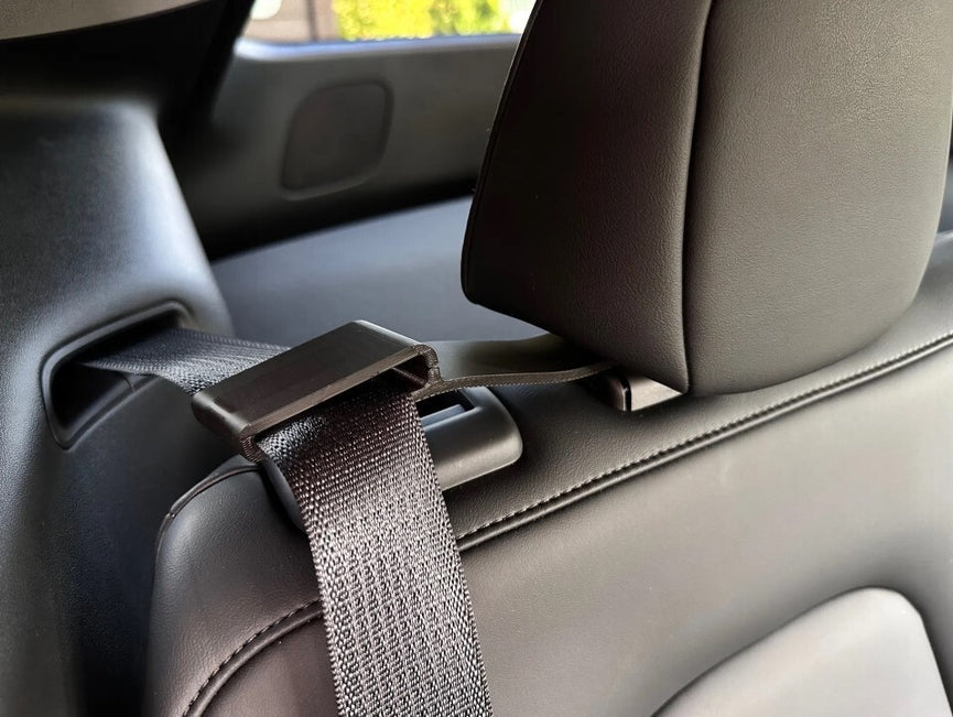 3D Printed Seatbelt Guide for Tesla Model Y Backseats - Easy Install