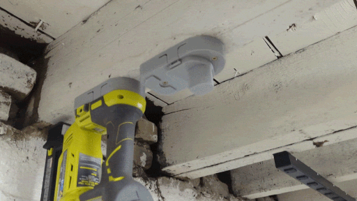 Ceiling/Wall Mounted Hanger for Ryobi ONE+ Tool System - 3D Printed
