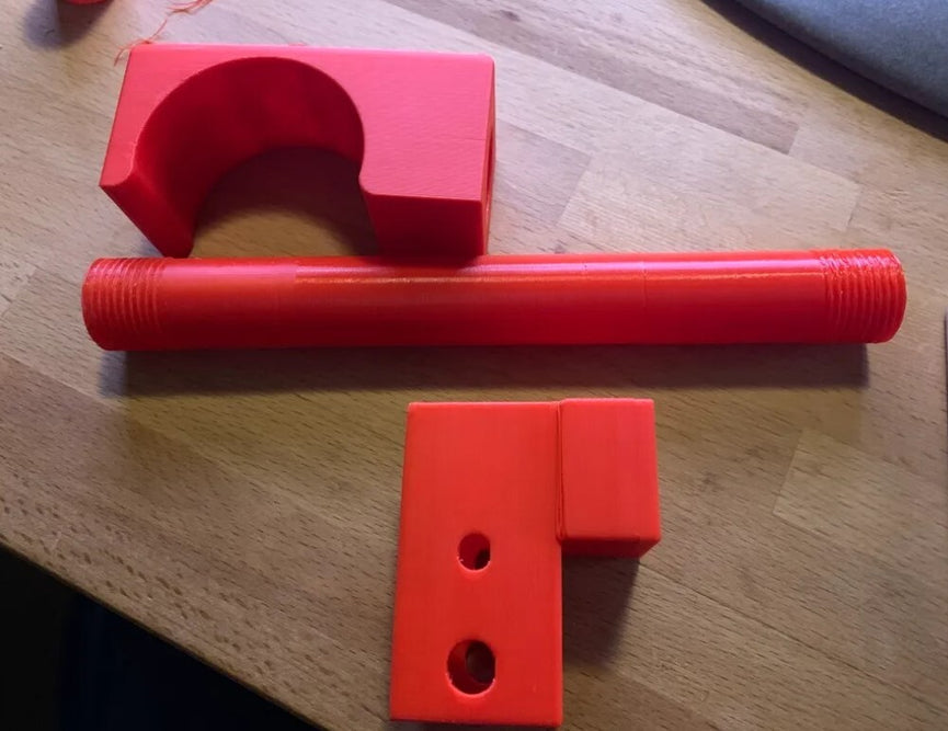 Intex Pool Skimmer Holder for 17" Standard Leaf Rake - 3D Printed