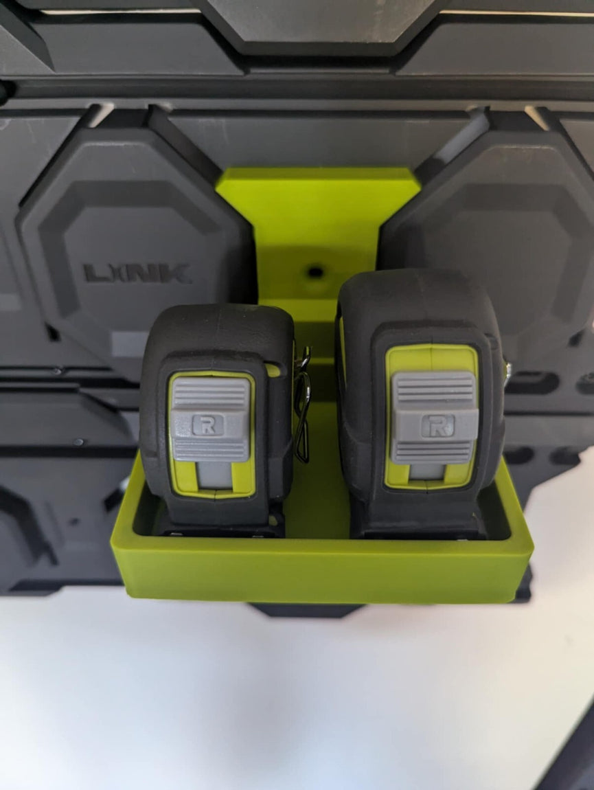 Ryobi Link Tape Measure Holder – Fits Two Tape Measures - 3D Printed