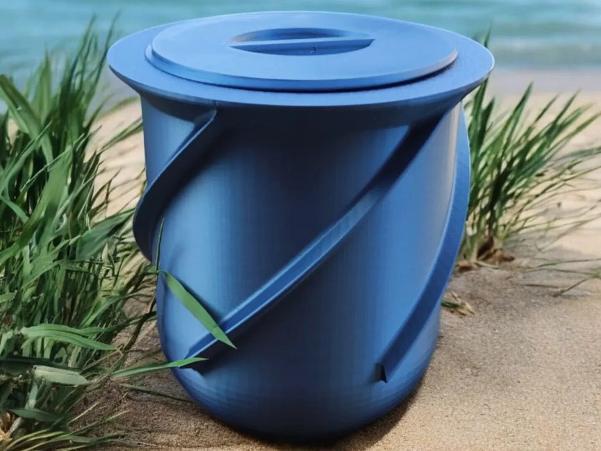 Mini Bury-in-Sand Beach Safe - 3D Printed