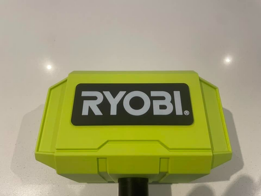 Ryobi Inspired Mjolnir Thor's Hammer. Life Size 3D Printed