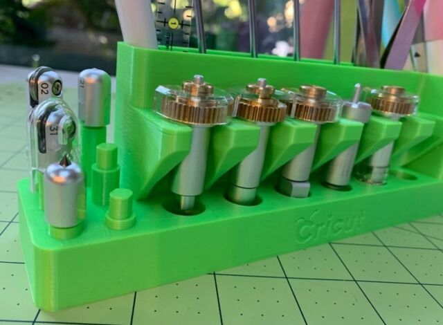 Cricut Tool Holder with cups - 3D Printed