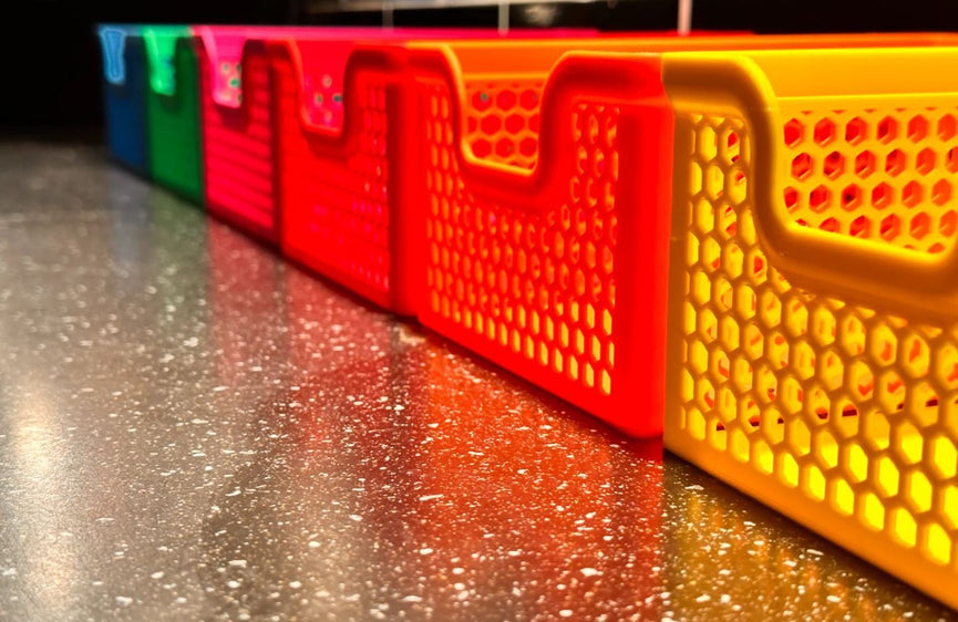 Stacking Storage Basket (140x200mm) - 3D Printed