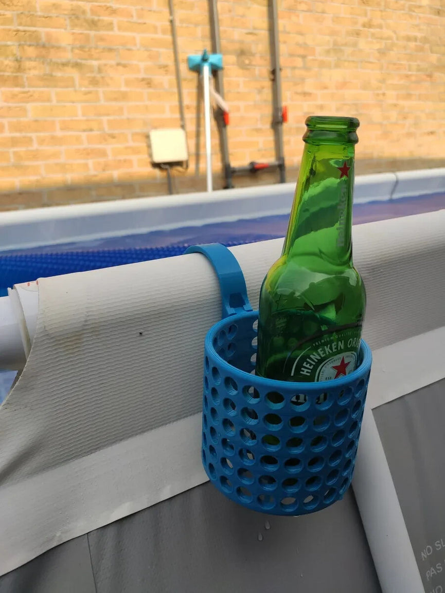 Cup & Drink Holder for an Intex Pool - 3D Printed