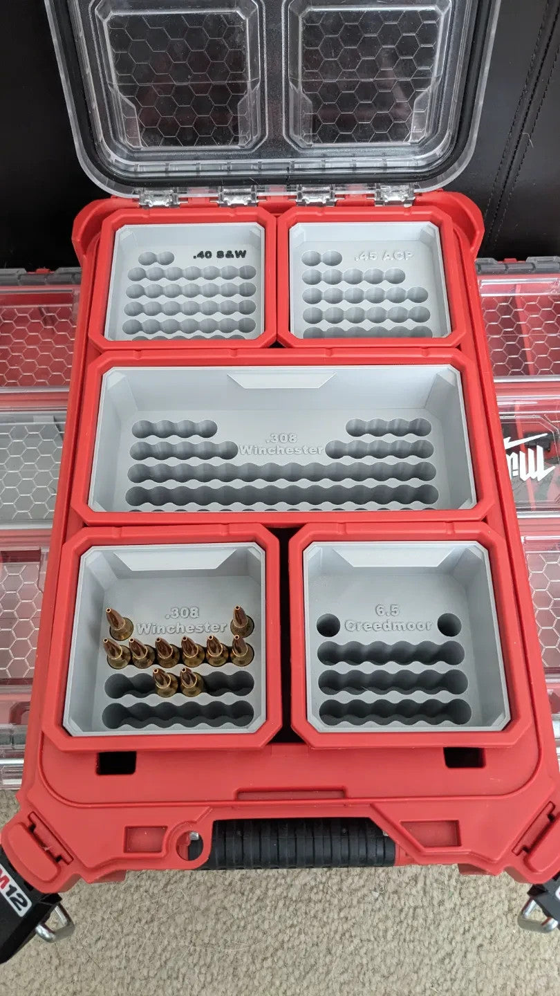 .308 Winchester Rectangle Insert Tray for Milwaukee Packout Organizer