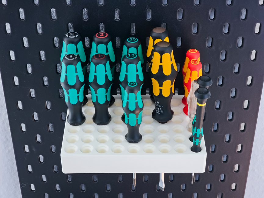 IKEA Skadis Tool Holder - 3D Printed in Durable PETG