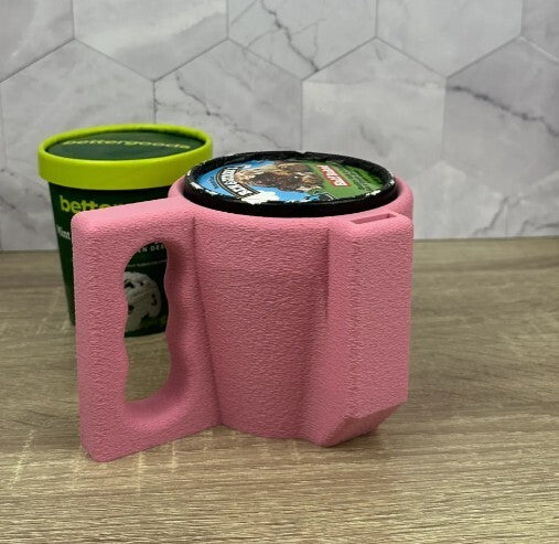 Hand-Saving Ice Cream Pint Cozy | 3D Printed | Fun, Colorful, Reusable