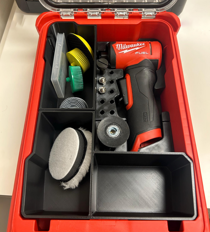 Milwaukee PACKOUT Organiser Insert – M12 Right Angle Die Grinder Gen 2 Insert | PACKOUT Insert