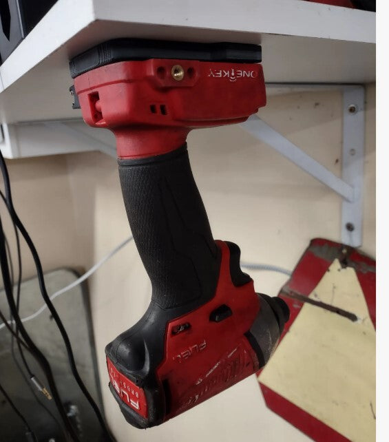 Milwaukee M18 Fuel Tool & Battery Mount - Durable PETG 3D-Printed Holder