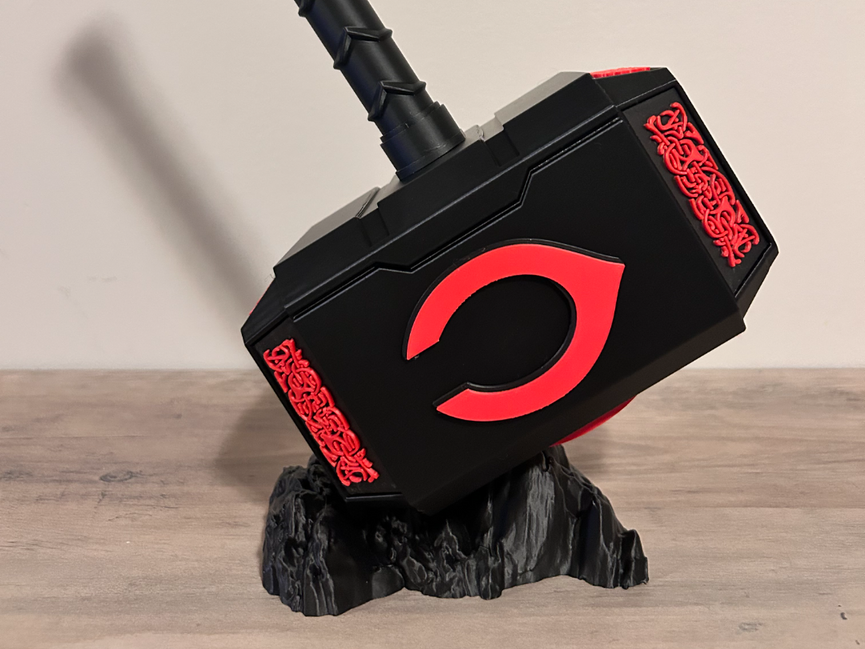 Cincinnati Reds Eclipse Mjolnir - Thor's Hammer - Battery Storage Insert