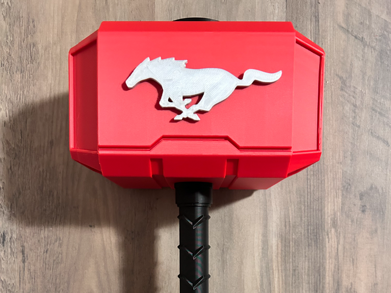 Ford Mustang Mjolnir - Thor's Hammer - Battery Storage Insert - Tool Insert