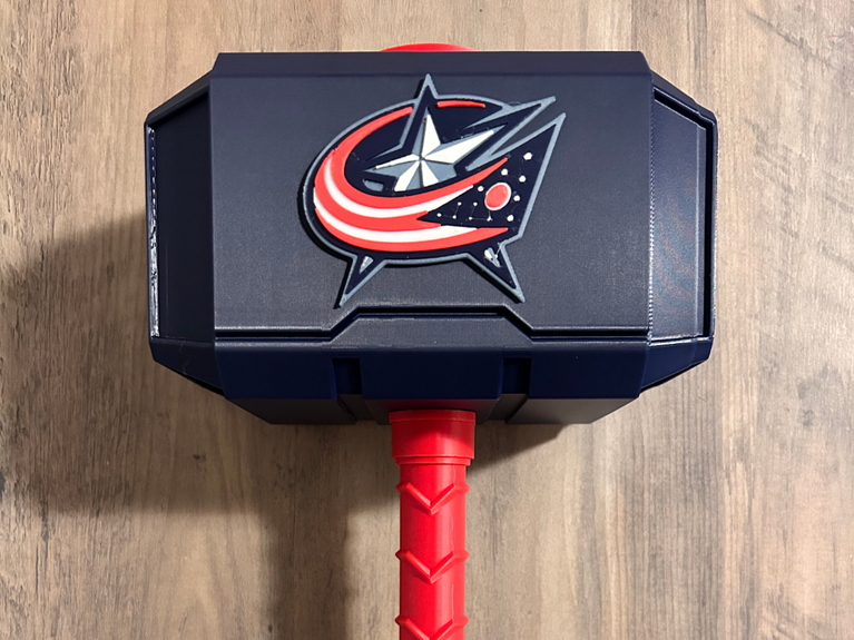Columbus Blue Jackets Mjolnir - Thor's Hammer - Battery Storage Insert