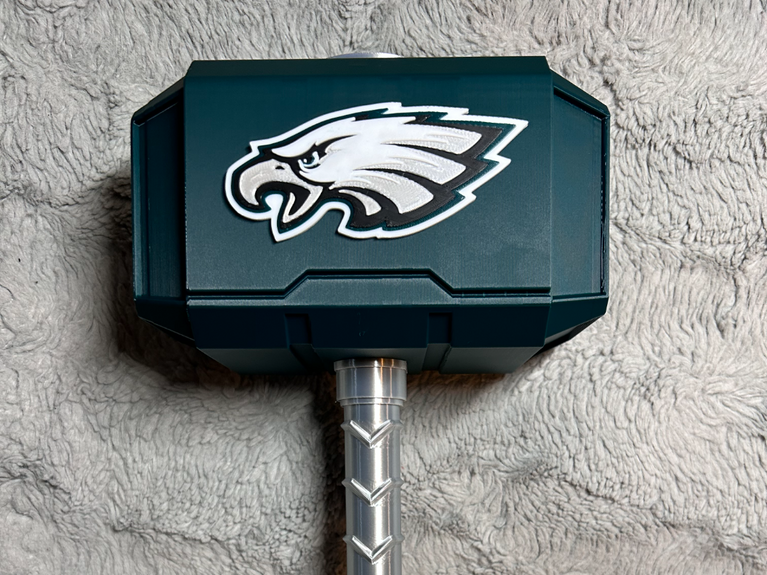 Philadelphia Eagles Mjolnir - Thor's Hammer - Battery Storage Insert