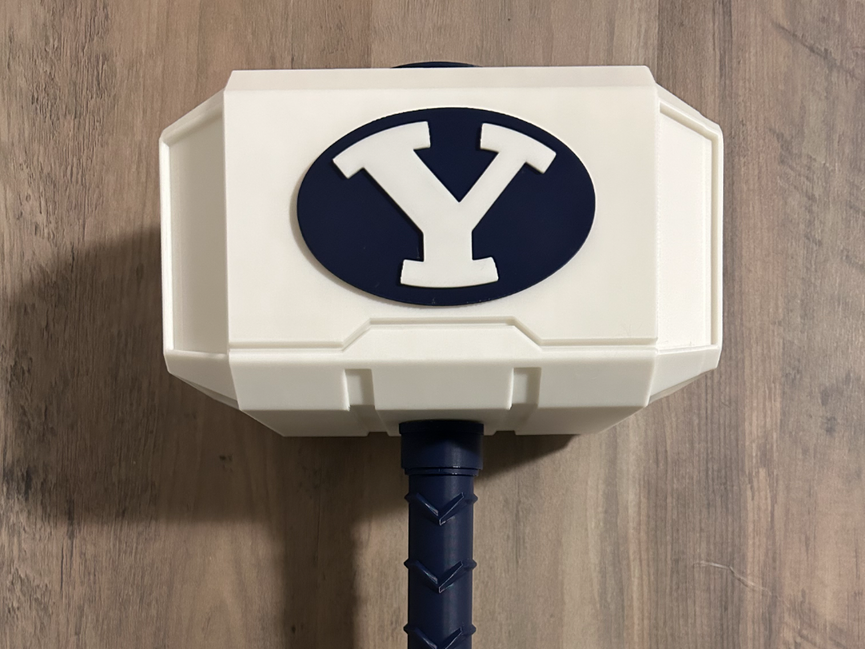 Byu Cougars Mjolnir - Thor's Hammer - Battery Storage Insert - Tool Insert