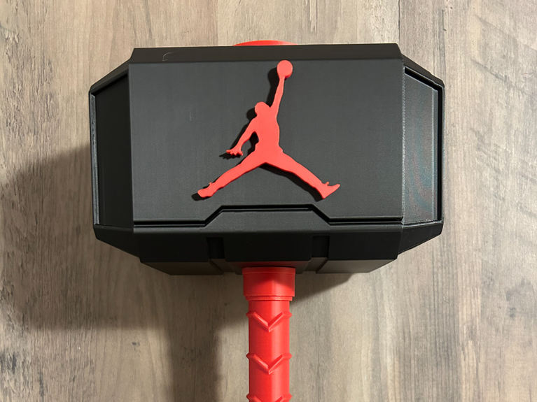 Jumpman Mjolnir - Thor's Hammer - Battery Storage Insert - Tool Insert