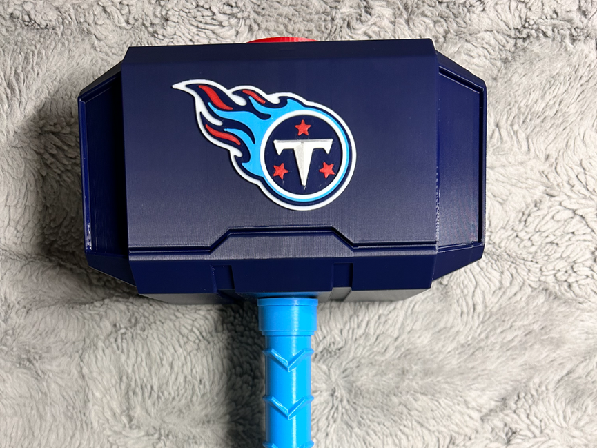 Tennessee Titans Eclipse Mjolnir - Thor's Hammer - Battery Storage Insert