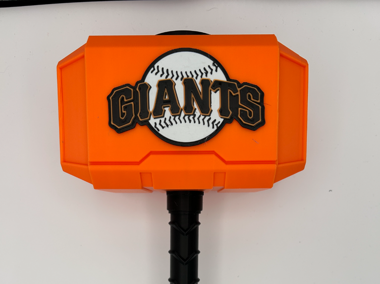 Milwaukee San Francisco 49ERS Eclipse Mjolnir - Thor's Hammer - Battery Storage