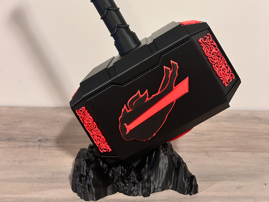 Milwaukee Buffalo Bills Eclipse Mjolnir - Thor's Hammer - Battery Storage Insert