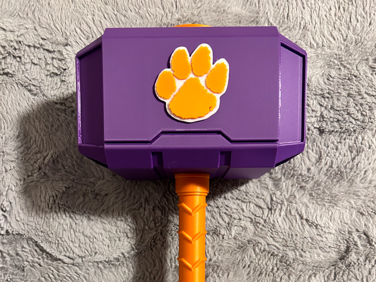 Clemson Tigers Mjolnir Thor's Hammer