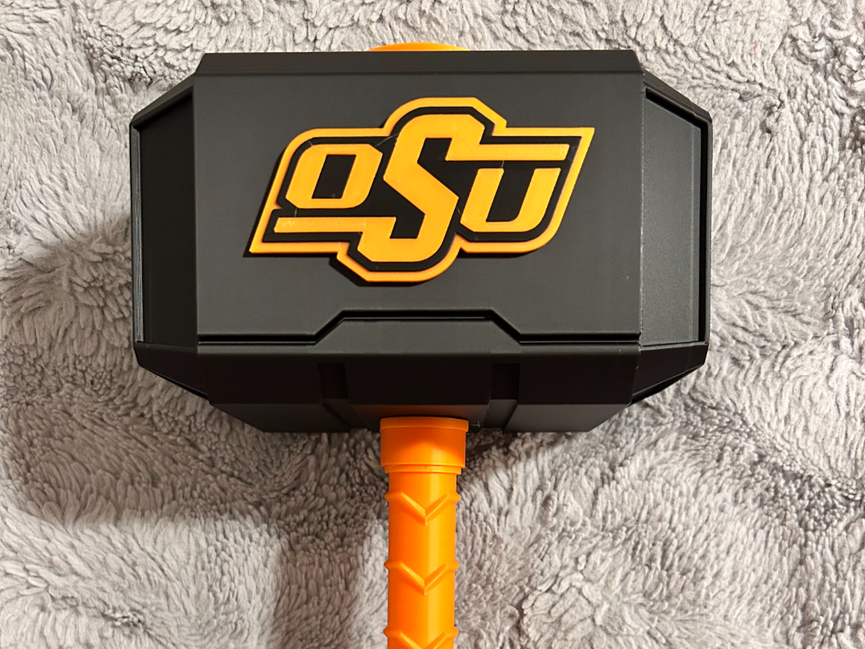 Oklahoma State Cowboys Mjolnir Thor's Hammer