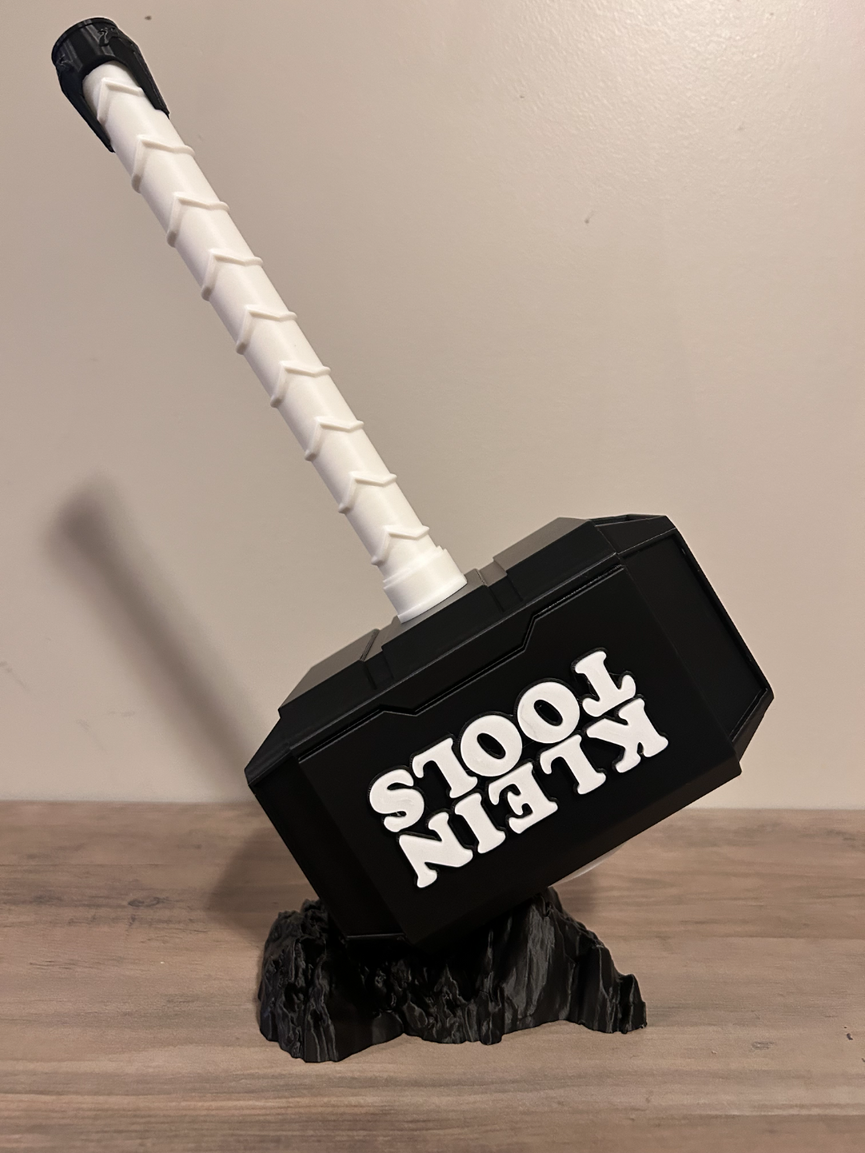 Klein Tools Inspired Novelty Hammer Prop - Battery Storage Insert