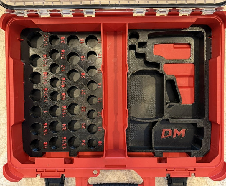 Milwaukee PACKOUT Sockets and 1/2 Impact Insert - PACKOUT Insert