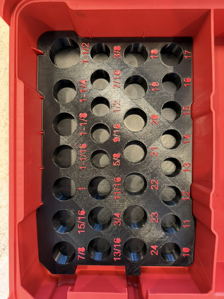 Milwaukee PACKOUT Sockets and 1/2 Impact Insert - PACKOUT Insert