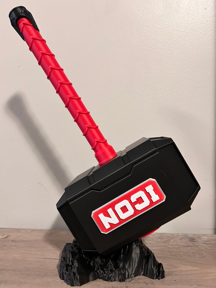 Icon Inspired Novelty Hammer Prop - Battery Storage Insert - Tool Insert