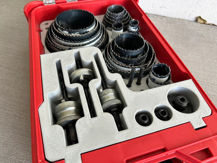 Packout Hole-Saw Insert for Milwaukee Compact Organiser