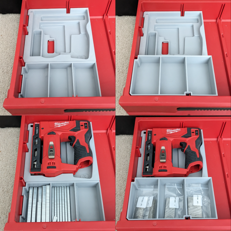 Milwaukee PACKOUT Insert for Milwaukee M12 Stapler