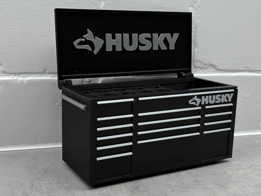 Husky Tools Inspired Mini Toolbox Caddy - Battery Storage Insert - Tool Insert