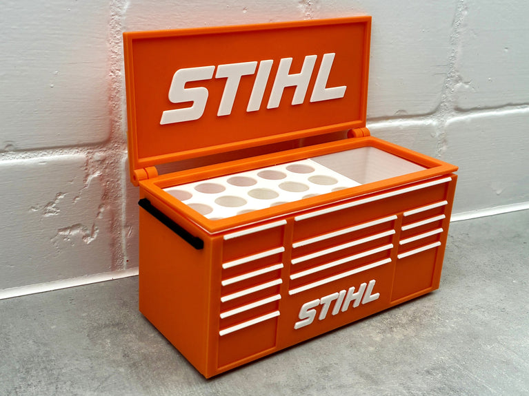 Stihl Inspired Mini Toolbox Caddy - Battery Storage Insert - Tool Insert