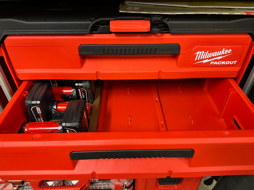 Milwaukee PACKOUT Drawer M12 Xc Insert Left Side - PACKOUT Insert